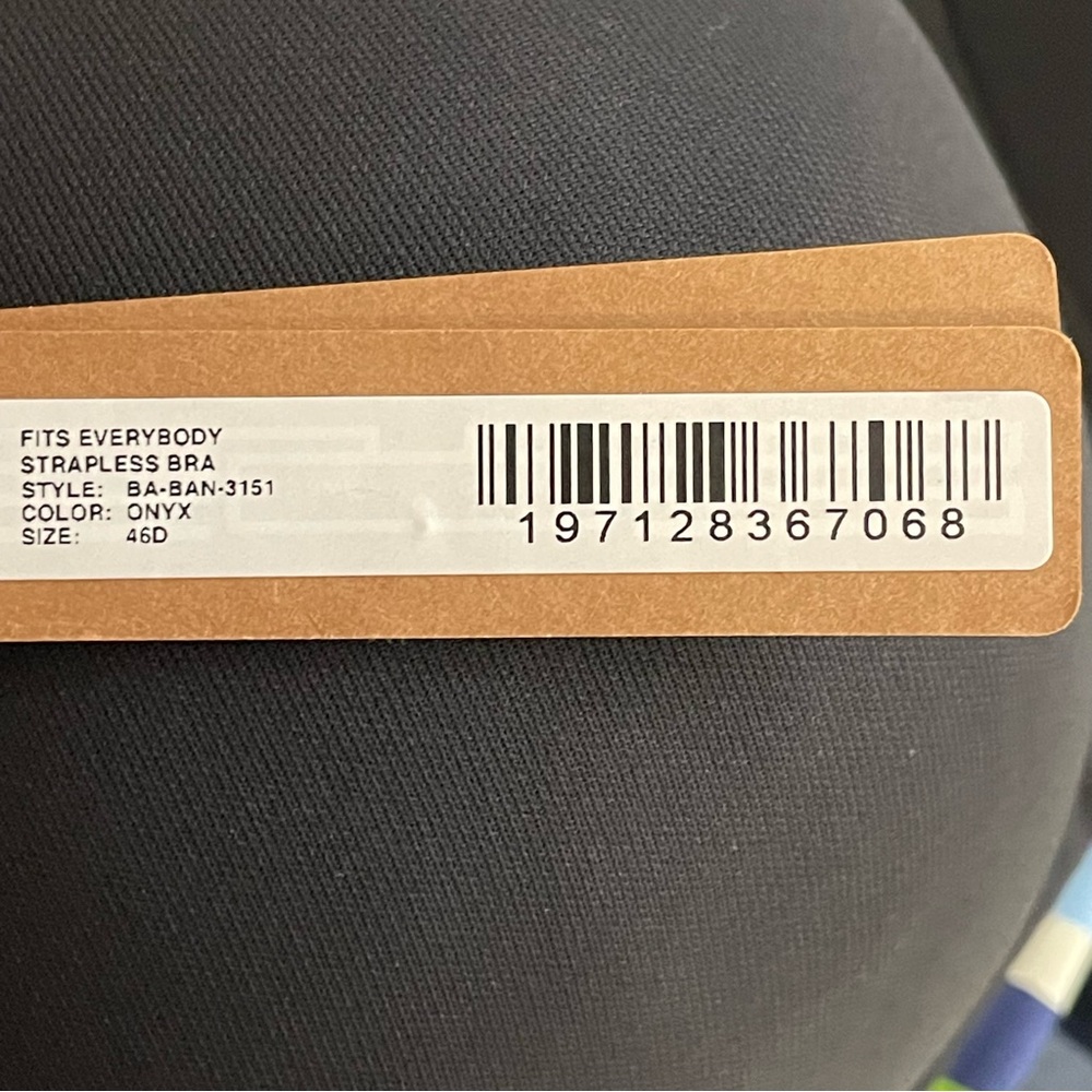 Skims | Onyx Black Fits Everbody Strapless Convertible Bra New - Picture 7 of 8